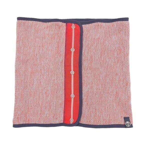 Ivivva Girls Neck Warmer Scarf One Size Pink Blue Cotton Snap - Picture 2 of 10